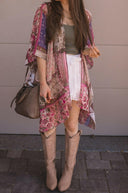 Bohemian Burnout Velvet Kimono-Kimonos-Krush Kandy, Women's Online Fashion Boutique Located in Phoenix, Arizona (Scottsdale Area)