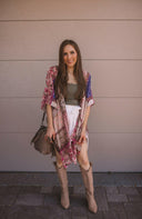 Bohemian Burnout Velvet Kimono-Kimonos-Rae Collective, Women's Online Fashion Boutique Located in Phoenix, Arizona (Scottsdale Area)