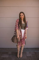 Bohemian Burnout Velvet Kimono-Kimonos-Krush Kandy, Women's Online Fashion Boutique Located in Phoenix, Arizona (Scottsdale Area)