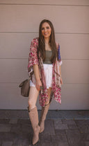 Bohemian Burnout Velvet Kimono-Kimonos-Krush Kandy, Women's Online Fashion Boutique Located in Phoenix, Arizona (Scottsdale Area)