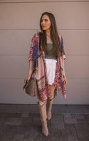 Bohemian Burnout Velvet Kimono-Kimonos-Krush Kandy, Women's Online Fashion Boutique Located in Phoenix, Arizona (Scottsdale Area)