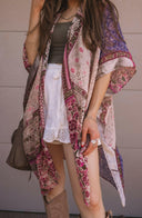 Bohemian Burnout Velvet Kimono-Kimonos-Rae Collective, Women's Online Fashion Boutique Located in Phoenix, Arizona (Scottsdale Area)