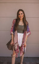 Bohemian Burnout Velvet Kimono-Kimonos-Krush Kandy, Women's Online Fashion Boutique Located in Phoenix, Arizona (Scottsdale Area)