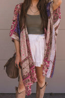 Bohemian Burnout Velvet Kimono-Kimonos-Rae Collective, Women's Online Fashion Boutique Located in Phoenix, Arizona (Scottsdale Area)