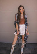 Kelsey Boho Print Combo Kimono-Kimonos-Rae Collective, Women's Online Fashion Boutique Located in Phoenix, Arizona (Scottsdale Area)