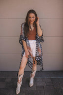 Kelsey Boho Print Combo Kimono-Kimonos-Rae Collective, Women's Online Fashion Boutique Located in Phoenix, Arizona (Scottsdale Area)