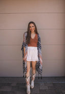 Kelsey Boho Print Combo Kimono-Kimonos-Rae Collective, Women's Online Fashion Boutique Located in Phoenix, Arizona (Scottsdale Area)