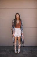Kelsey Boho Print Combo Kimono-Kimonos-Rae Collective, Women's Online Fashion Boutique Located in Phoenix, Arizona (Scottsdale Area)