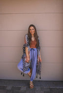 Kelsey Boho Print Combo Kimono-Kimonos-Rae Collective, Women's Online Fashion Boutique Located in Phoenix, Arizona (Scottsdale Area)