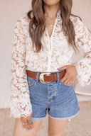 KANCAN Go To Ultra High Rise Denim Shorts