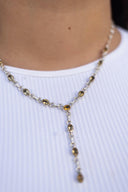 One Of A Kind Crystal Necklaces-Chain Necklaces-Rae Collective, Women's Online Fashion Boutique Located in Phoenix, Arizona (Scottsdale Area)
