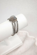 Single Stone Three Strand Desert Pearl Bracelets-Bracelets-Rae Collective, Women's Online Fashion Boutique Located in Phoenix, Arizona (Scottsdale Area)