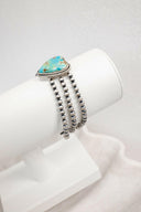 Single Stone Three Strand Desert Pearl Bracelets-Bracelets-Rae Collective, Women's Online Fashion Boutique Located in Phoenix, Arizona (Scottsdale Area)