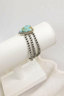 Single Stone Three Strand Desert Pearl Bracelets-Bracelets-Rae Collective, Women's Online Fashion Boutique Located in Phoenix, Arizona (Scottsdale Area)