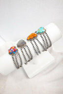 Single Stone Three Strand Desert Pearl Bracelets-Bracelets-Rae Collective, Women's Online Fashion Boutique Located in Phoenix, Arizona (Scottsdale Area)