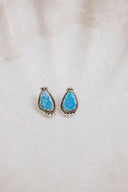 Mini Twisted Rope Single Stone Sterling Silver Studs-Stud Earrings-Krush Kandy, Women's Online Fashion Boutique Located in Phoenix, Arizona (Scottsdale Area)