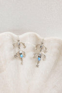 Crystal & Opal Star Drop Chandelier Earrings-Drop Earrings-Rae Collective, Women's Online Fashion Boutique Located in Phoenix, Arizona (Scottsdale Area)