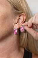 Checkmate Bar Earrings-Earrings-Rae Collective, Women's Online Fashion Boutique Located in Phoenix, Arizona (Scottsdale Area)