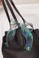 Multi Foil Ribbon With Versatile Heart Charm-Rae Collective, Women's Online Fashion Boutique Located in Phoenix, Arizona (Scottsdale Area)