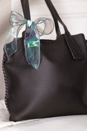 Multi Foil Ribbon With Versatile Heart Charm-Rae Collective, Women's Online Fashion Boutique Located in Phoenix, Arizona (Scottsdale Area)