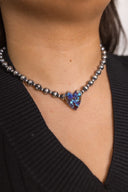 Multi Foil Ribbon With Versatile Heart Charm-Rae Collective, Women's Online Fashion Boutique Located in Phoenix, Arizona (Scottsdale Area)