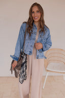 The Americana Classic Relaxed Oversized Denim Jacket