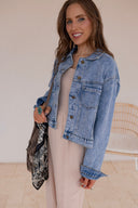 The Americana Classic Relaxed Oversized Denim Jacket