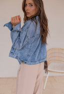 The Americana Classic Relaxed Oversized Denim Jacket