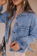 The Americana Classic Relaxed Oversized Denim Jacket