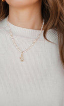 Until Now Pearl Initial Pendant Necklace-Squash Blossom Necklaces-Rae Collective, Women's Online Fashion Boutique Located in Phoenix, Arizona (Scottsdale Area)