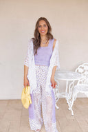 The Delilah Short Sleeve Scalloped Cardigan