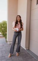 MICA Steel Magnolias Wide Leg Denim Jeans-Jeans-Krush Kandy, Women's Online Fashion Boutique Located in Phoenix, Arizona (Scottsdale Area)