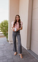 MICA Steel Magnolias Wide Leg Denim Jeans-Jeans-Rae Collective, Women's Online Fashion Boutique Located in Phoenix, Arizona (Scottsdale Area)