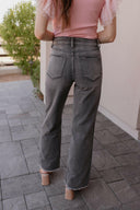 MICA Steel Magnolias Wide Leg Denim Jeans-Jeans-Krush Kandy, Women's Online Fashion Boutique Located in Phoenix, Arizona (Scottsdale Area)