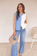 The It Girl Lightweight Viscose Button Up Shirt