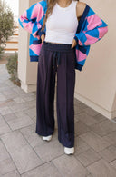 Drawstring Wide Leg Pants with Pockets-Bottoms-Rae Collective, Women's Online Fashion Boutique Located in Phoenix, Arizona (Scottsdale Area)