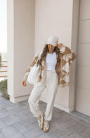 LUXE Diamond Checkered Oversized Cardigan-Sweaters-Rae Collective, Women's Online Fashion Boutique Located in Phoenix, Arizona (Scottsdale Area)