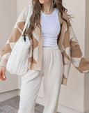 LUXE Diamond Checkered Oversized Cardigan-Sweaters-Rae Collective, Women's Online Fashion Boutique Located in Phoenix, Arizona (Scottsdale Area)