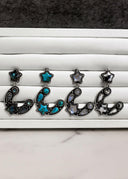 Hang Loose Horseshoe Drop Earrings-Stud Earrings-Rae Collective, Women's Online Fashion Boutique Located in Phoenix, Arizona (Scottsdale Area)