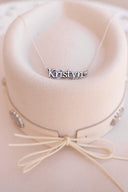 Sterling Silver Script Name Necklace MADE TO ORDER-Necklaces-Rae Collective, Women's Online Fashion Boutique Located in Phoenix, Arizona (Scottsdale Area)