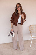 High Waist Loose Cargo Pants