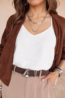 Ornate Buckle Soft Leather Belt | 3 Colors