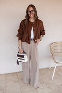 High Waist Loose Cargo Pants