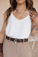 Ornate Buckle Soft Leather Belt | 3 Colors