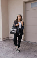POL Multi Fabric Hooded Button Down Shacket-Shackets-Rae Collective, Women's Online Fashion Boutique Located in Phoenix, Arizona (Scottsdale Area)