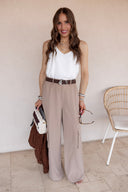 High Waist Loose Cargo Pants