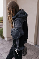 POL Multi Fabric Hooded Button Down Shacket-Shackets-Rae Collective, Women's Online Fashion Boutique Located in Phoenix, Arizona (Scottsdale Area)