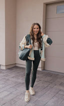 POL Multi Fabric Hooded Button Down Shacket-Shackets-Rae Collective, Women's Online Fashion Boutique Located in Phoenix, Arizona (Scottsdale Area)