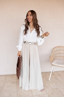 Coastline Tie Waist Palazzo Pants | 12 Colors