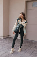 POL Multi Fabric Hooded Button Down Shacket-Shackets-Rae Collective, Women's Online Fashion Boutique Located in Phoenix, Arizona (Scottsdale Area)